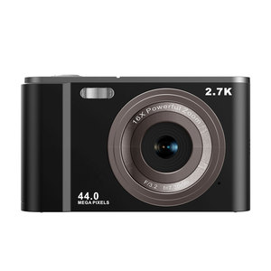 Vlog Dv CMOS เซ็นเซอร์จุดและยิงกล้องดิจิตอลที่มีหน้าจอ2.4นิ้ว IPS ถึง44MP มินิกล้องกล้องดิจิตอลภาพ - Product Image 2