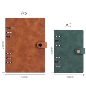 Cuaderno de lino con impresión personalizada, cuaderno de notas con logotipo personalizado, A6 - Product Image 2