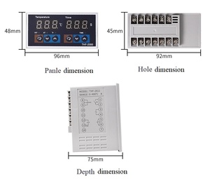 THF2611 relè multi-ingresso di tipo orizzontale SSR impostazione del tempo di uscita regolatore di temperatura pid con funzione di conto alla rovescia