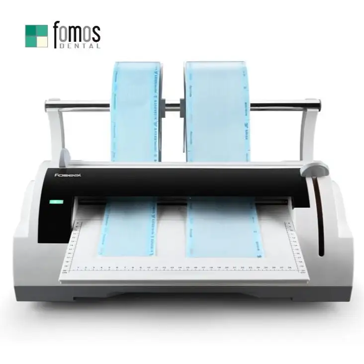 Fomos Medical continuous induction manual tray glass sealing machine