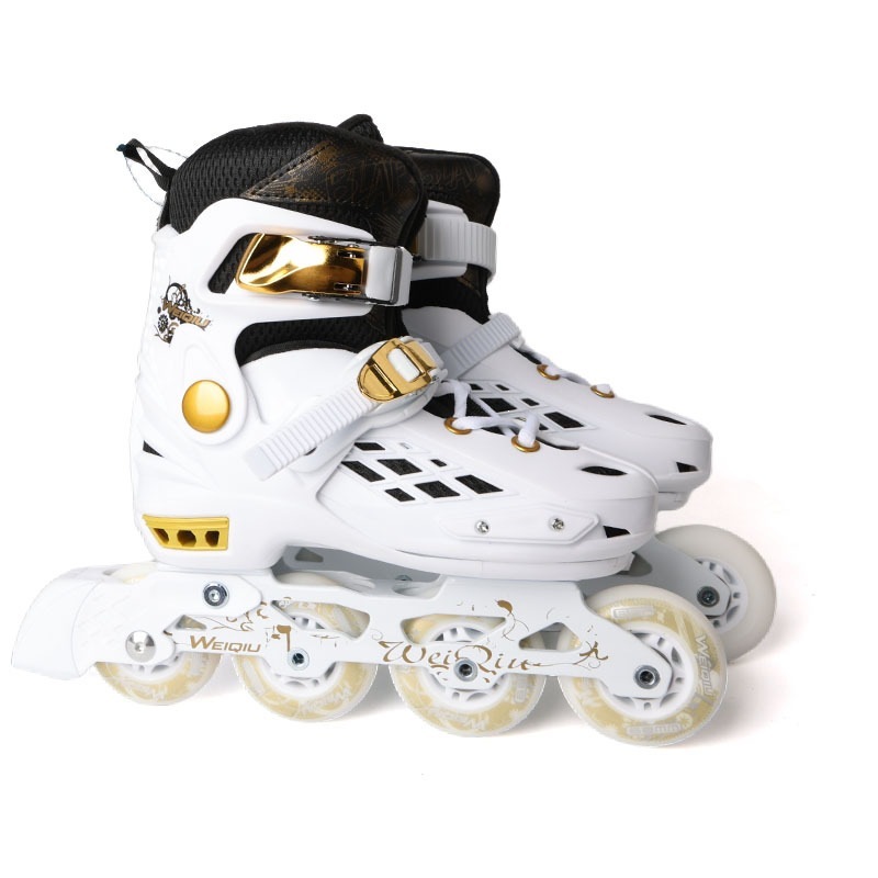 Patins à roulettes couleur platine