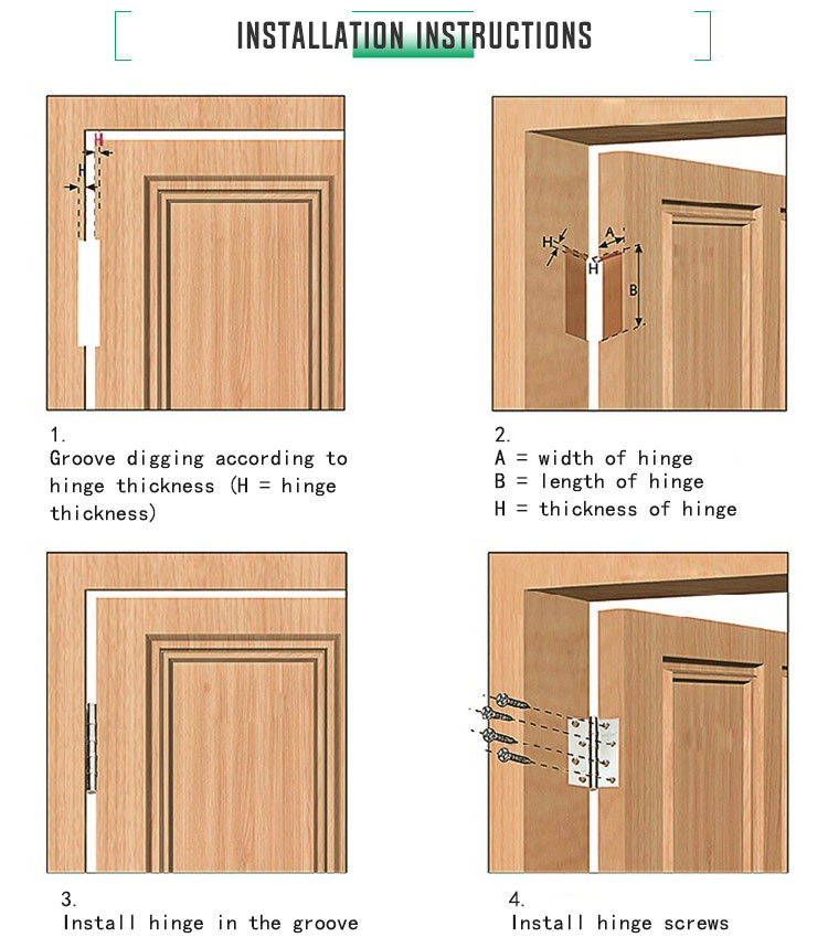 Doorplus Australia and Canada Popular Security 3D Adjustable Hidden Single Swing Folding Door Hinge