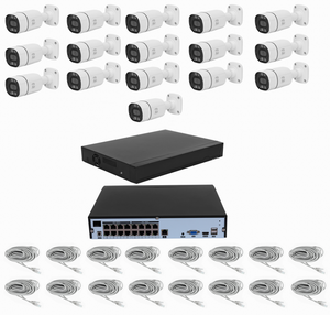 Kit DE SEGURIDAD AHD NVR DVR con sistema de cámara CCTV de 4MP, 5MP, 8MP, sistemas de vigilancia baratos de 4 canales y 8 canales y 16 canales - Product Image 3