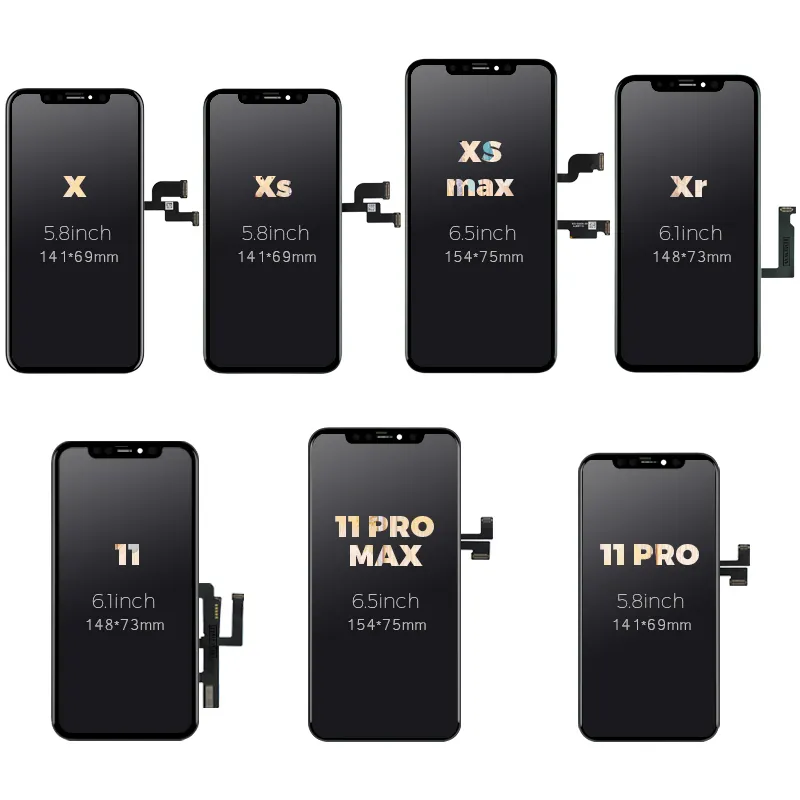 OEM LcdディスプレイGXOLED品質のiPhone X、Xs、Xr、Xs Max11 12 13、IPHONE lcd用携帯電話Lcdの画面交換