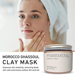 Private Label Wholesale Smoothing Moisturizing Pure Natural Organic Blackhead Remover Morocco <strong>Clay</strong>