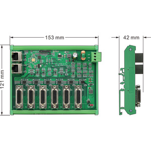 Interfaz de control de eje universal de 26 pines Módulo EtherCAT Módulo de movimiento de control de 6 ejes - Product Image 4