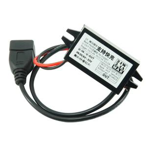 DC-DCコンバータモジュール入力6V ~ 32V ~ 5V ~ 12V 24W (最大) USBステップダウン出力アダプターカーポッティング防水パワー - Product Image 1