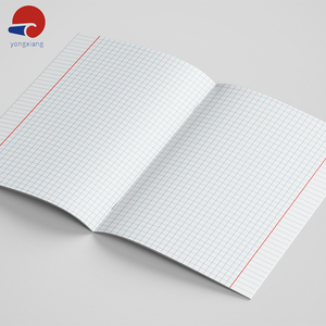 Ucuz 100-sayfa birincil okul defterleri tek hat kuralı özel boyut karton kağıt İngilizce ofset okul egzersiz kitabı - Product Image 3
