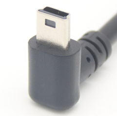 0.3m 0.5m 1m 90度上下左直角mini-5P USB2.0 L USB 2.0公到迷你5针公电缆 - Product Image 3
