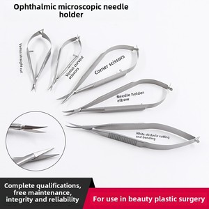 Kit d'instruments microscopiques ophtalmiques de 21 pièces pour la chirurgie de la cataracte blanche Outils essentiels de puissance manuelle comprenant des pinces en acier - Product Image 3