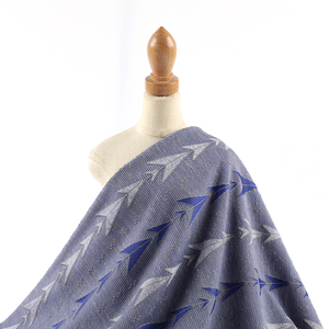 New 85% Polyester 10% Linen 5% Spandex Đan Vải Duy Nhất Jacquard Dệt Kim Vải Lanh Jacquard Nhuộm Vải Cho Phụ Nữ Quần Áo - Product Image 6