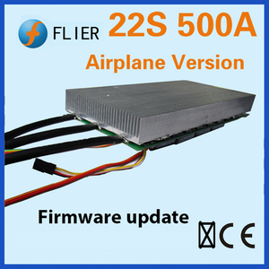 FLIER 500A 4-22S высоковольтный ESC бесщеточный контроллер скорости с USB программным кабелем для паранометра - Product Image 4
