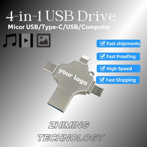 High-speed2.0 grande capacità di tipo-C Computer Android Multi-funzione Multi-funzione 4-in-164G telefono cellulare U disco Flash Drive 16GB - Product Image 2