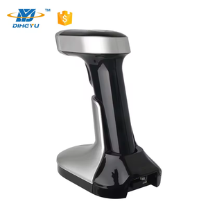 Escáner de código de barras inalámbrico Bluetooth Lector de código QR 1D/2D con base de carga | Colector de datos portátil de mano para Android/iOS - Product Image 3
