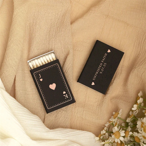 กล่องไม้ขีดแบบเสายาวพร้อมกล่องไม้ใส่ไม้ขีดสีโลโก้ตามสั่งแบบหรูหราของ Fzmatchbox - Product Image 4