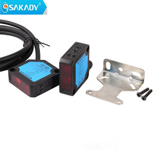 SAKADY La distancia de detección del tipo de reflexión infrarroja cuadrada es de 10 metros Sensor de interruptor fotoeléctrico