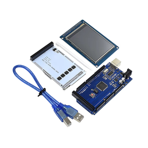 Ufficiale 3.2 pollici TFT LCD Touch Shield con Mega 2560 R3 e cavo USB Arduino Kit con tipo di microfono