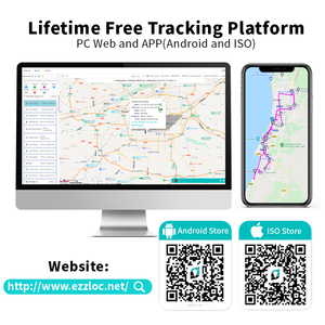 Ezzloc-plataforma de seguimiento Gps Compatible con otros rastreadores, Base Web, aplicación Android e Ios
