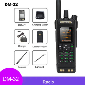 BAOFENG yeni DM-32 siyah 10W GPS Bluetooth Walkie Talkie 4000CH 2500mAh LCD PC programı tek anahtar Sync iki yönlü radyo için açık - Product Image 6
