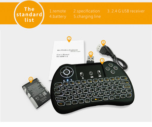 H9 Backlit <strong>Keyboard</strong> Mini Wireless <strong>Keyboard</strong> Air Mouse Flying Mouse Remote <strong>Control</strong> USB2.4GHz