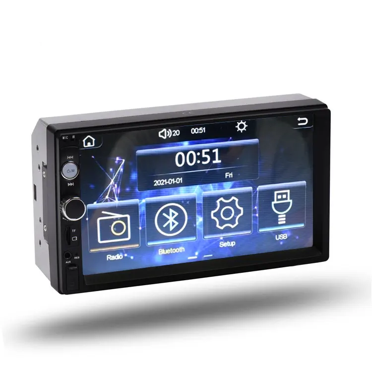 7 inch MP5 dual ingot player android bluetooth smart touch screen for car navigator screen