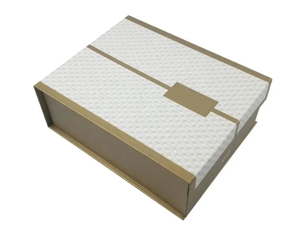Custom Lateral Foldable Perfume Packaging Luxury Bookshape Collapsible Rigid Cardboard Gift Box