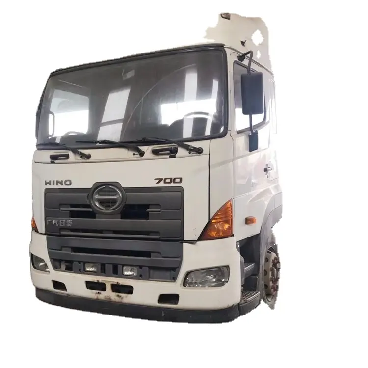 HINO700 6x4 DAMPERLİ KAMYON damperli kullanılmış traktör kamyon 350HP büyük güç DAMPERLİ KAMYON