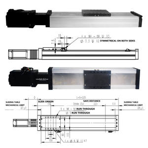 <strong>Professional</strong> Service Nema34 Stepper Motor <strong>Linear</strong> <strong>Guide</strong> Robot <strong>Cnc</strong> Slides Industrial Project Application Motorized <strong>Rail</strong> - Product Image 2