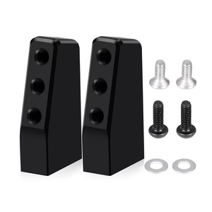 2 adet alüminyum alaşım Servo dağı için 1/16 mini-b 2WD 1/18 mini-t 2.0 RC Buggy kamyon modeli yükseltme parçaları - Product Image 1