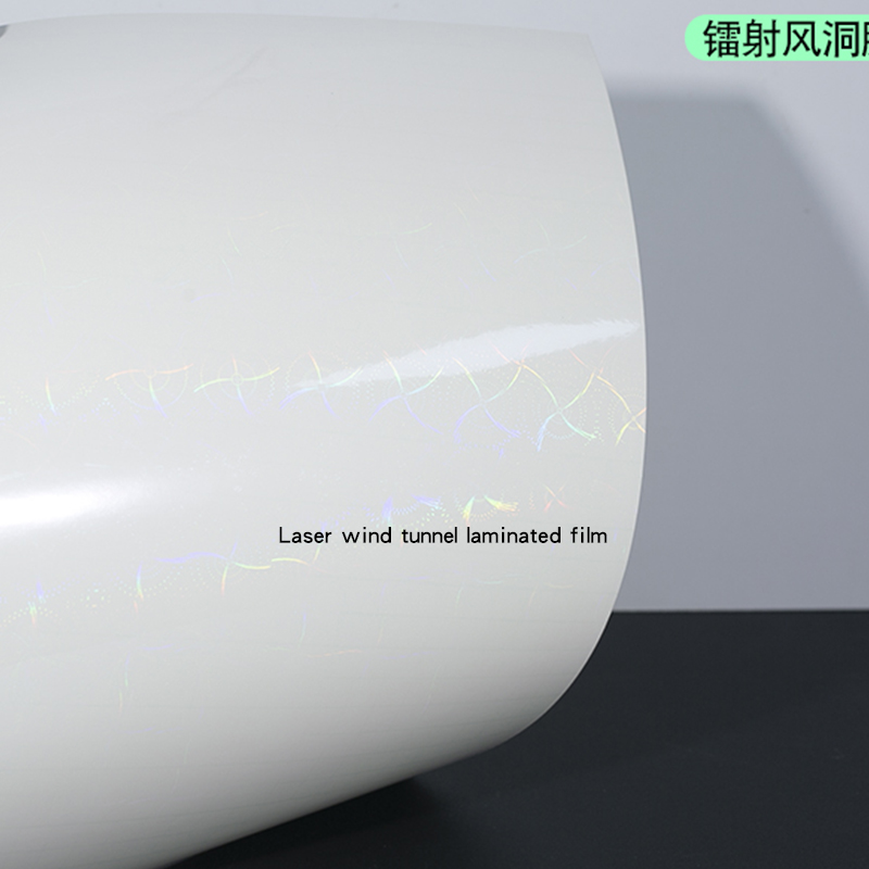 Film laminé à froid pour soufflerie laser