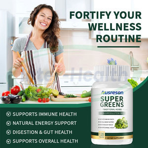 Label pribadi kapsul Organik Super buah dan sayuran suplemen kapsul Super hijau kapsul makanan Super - Product Image 2