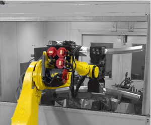 6 axis <span class=keywords><strong>Automatic</strong></span> Heavy Payload <span class=keywords><strong>Material</strong></span> <span class=keywords><strong>Handling</strong></span> braço robótico manipulador fanuc R2000iC/165F com garras chinesas