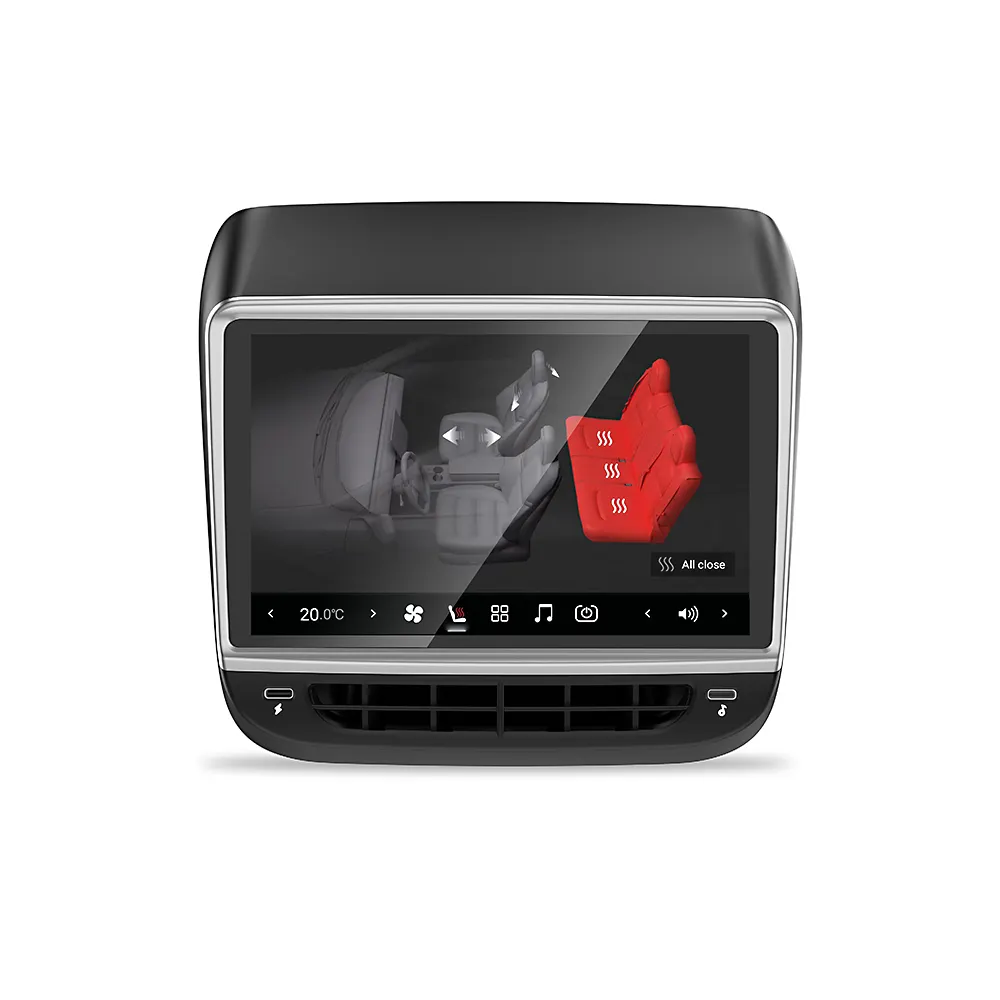 Nuovo 7 "Carplay 4K IPS touch Screen testa su Android film climatizzatore per Tesla modello Y & 3 sedile posteriore Display di intrattenimento