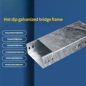 High Quality Management System Wireway Industrial Galvanized Steel <strong>Cable</strong> Trunking Tray Channel Type - Product Image 6