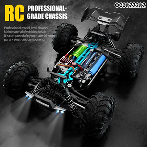รถไร้แปรงถ่านควบคุมระยะไกลด้วยความเร็วสูง1:16 4WD 70กม./ชม. - Product Image 5