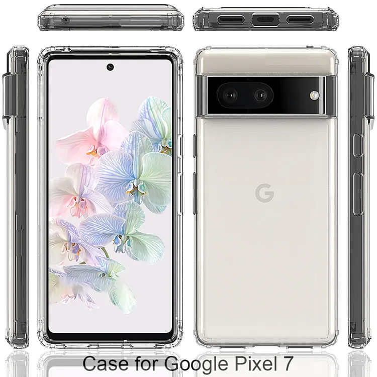 Capa de celular ultra fina para google pixel 6, proteção macia de tpu contra arranhões