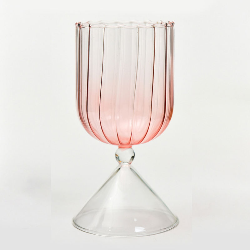 Gradient Pink Cup + Transparent Base