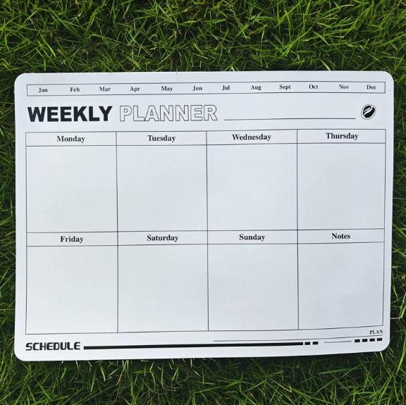 F noir et blanc-planning hebdomadaire-28x21cm
