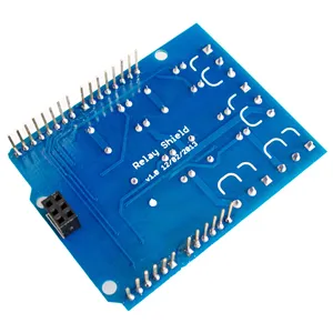 Benutzer definiertes 4-Kanal-5-V-Relaisabschirmungsmodul, Relais-Erweiterungs karte für Vierkanal-Relais-Steuer platine für Arduino für R3 Mega 2560