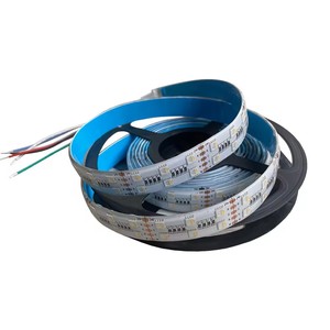 IP65 Impermeável Dupla Linha 120leds 38.4 W/m 20mm Largura Faixa Flexível <span class=keywords><strong>DMX512</strong></span> Dali Tuya <span class=keywords><strong>PWM</strong></span> Loxone Smart 5050SMD RGBW <span class=keywords><strong>Led</strong></span> Strip