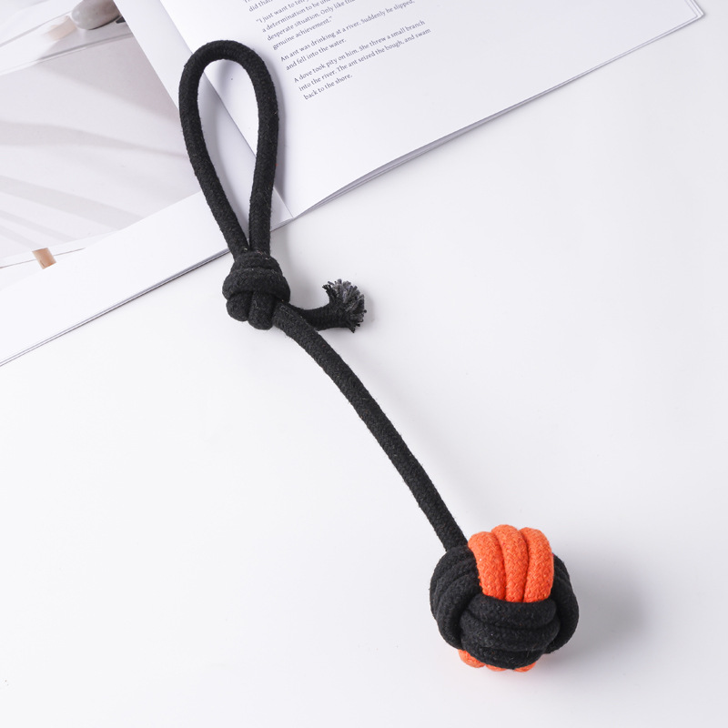 Orange and black hand-held ball 30*5cm 50g