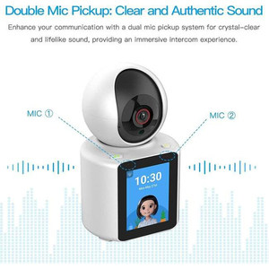 WIFI <strong>IP</strong> <strong>Camera</strong> Video Call Surveillance IR Vision HD TF Audio <strong>with</strong> 2.8 Inch Screen Display Type-C Connection - Product Image 6