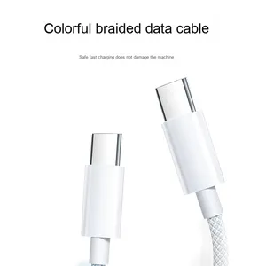 สายเคเบิล toncado Type-C เป็น C พร้อม TPE JACKET PD 20W ชาร์จเร็วใช้ได้กับ Apple 15C และโทรศัพท์มือถือ - Product Image 2