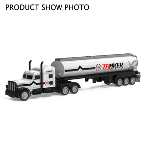 1:12รีโมทคอนโทรลรถบรรทุกน้ำมัน4CH 2.4กรัม RC รุ่นของเล่น - Product Image 2