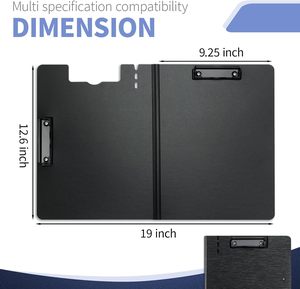 Vật phẩm văn phòng phẩm Kẹp bảng A4 dành cho điều dưỡng, có thể gấp gọn, chống thấm nước, bằng nhựa, có ngăn đựng, kẹp hồ sơ văn phòng, kẹp hồ sơ bằng nhựa PP có thể gấp gọn - Product Image 4