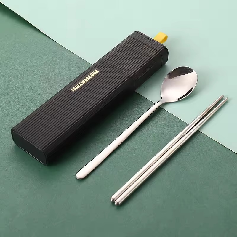 Noir - 2 pièces - Argenté simple