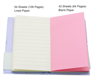 Venta al por mayor Durable Planificación Memo Mini Diario Cuaderno de bolsillo de cuero Pu Color Bloc de notas con cerradura - Product Image 3
