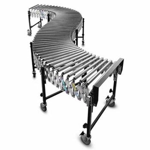 Transportador de rodillos flexible extensible por gravedad para carga de camiones - Product Image 1