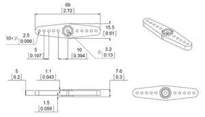 Feetech FT5335m 40kg. Cm Ultra-High-Torque-Hochspannungs-Riesen Servo for 1/5 Rc <strong>Robot</strong> <strong>Raspberry</strong> Car <strong>Pi</strong> - Product Image 6