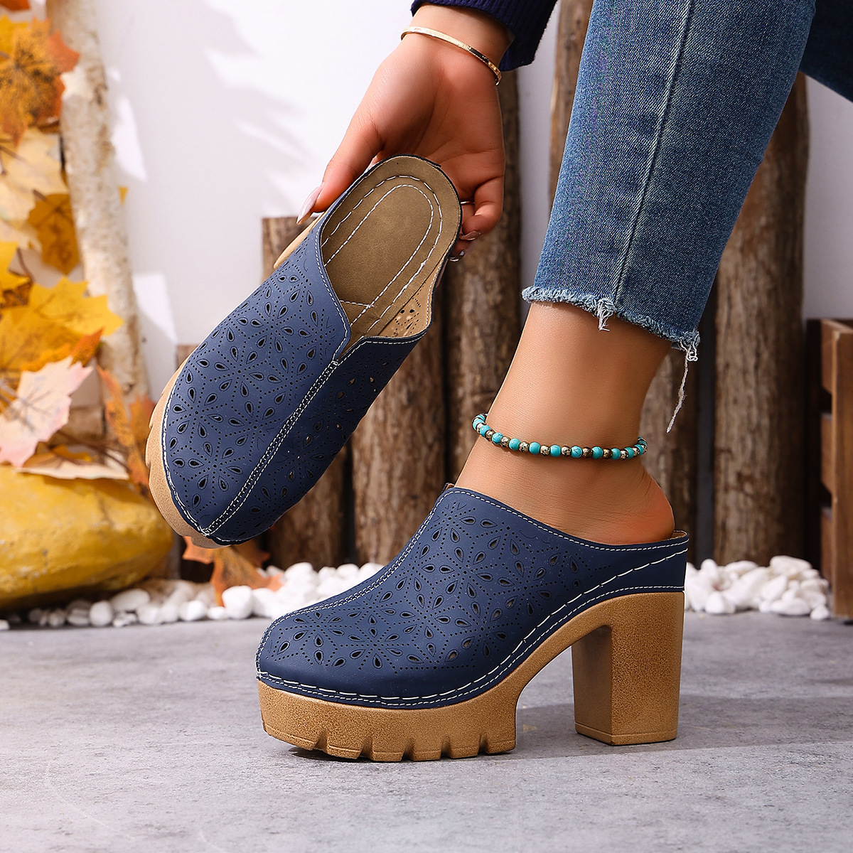 colorful navy blue